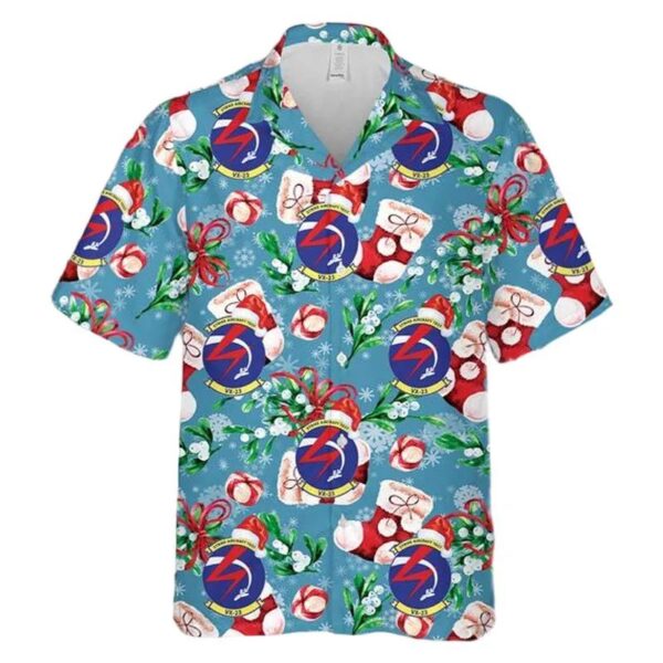 Us Navy Vx-23 Salty Dogs Christmas Hawaiian Shirt
