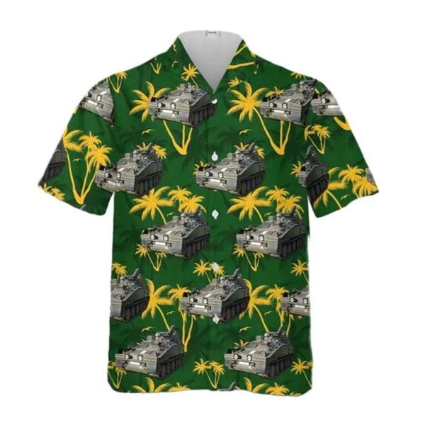 British Army Alvis Fv102 Striker Hawaiian Shirt British Army Alvis Fv102 Striker Hawaiian Shirt