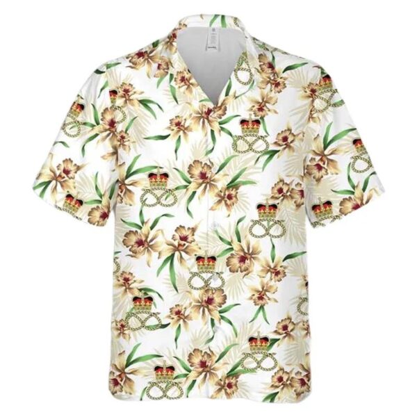 British Army Staffordshire Yeomanry Hawaiian Shirt British Army Staffordshire Yeomanry Hawaiian Shirt