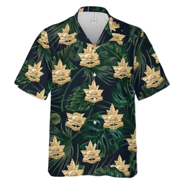 Canadian Army The Oxford Rifles Hawaiian Shirt Canadian Army The Oxford Rifles Hawaiian Shirt