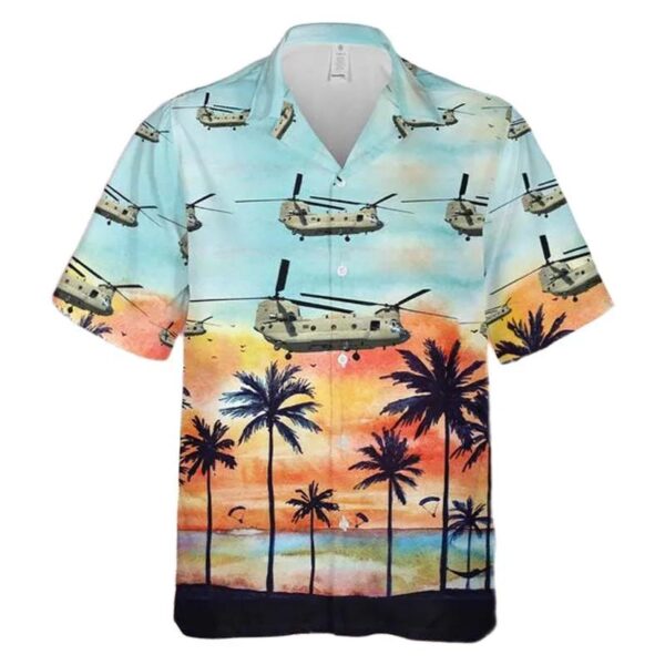 Us Army 101st Airborne Division Ch-47 Hawaiian Shirt Us Army 101st Airborne Division Ch-47 Hawaiian Shirt