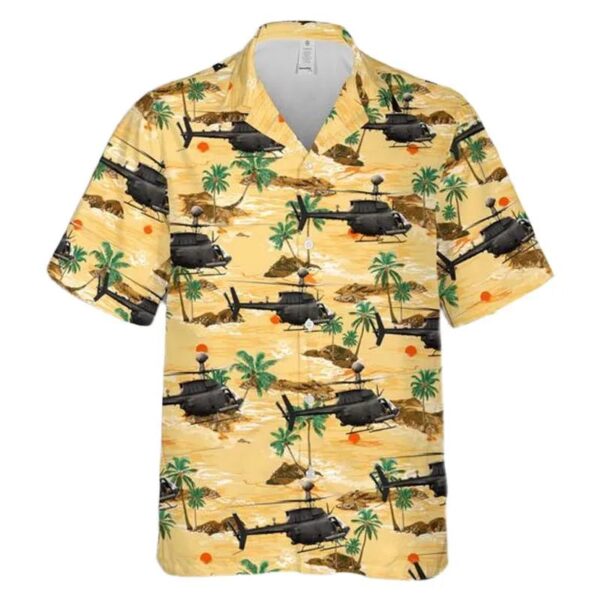 Us Army 101st Airborne Division Oh-58 Hawaiian Shirt Us Army 101st Airborne Division Oh-58 Hawaiian Shirt