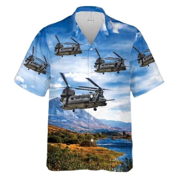 Us Army 160th Soar Mh-47g Chinook Hawaiian Shirt Us Army 160th Soar Mh-47g Chinook Hawaiian Shirt