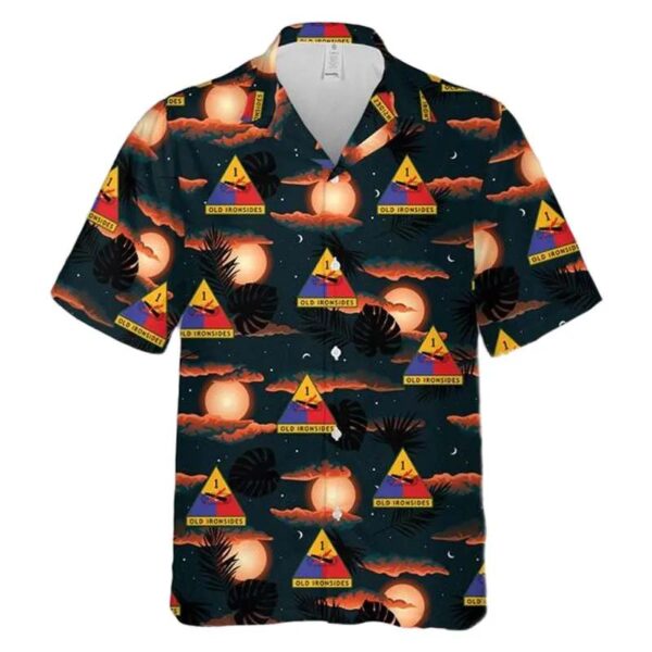 Us Army 1st Armored Division Sustainment Brigade Hawaiian Shirt Us Army 1st Armored Division Sustainment Brigade Hawaiian Shirt