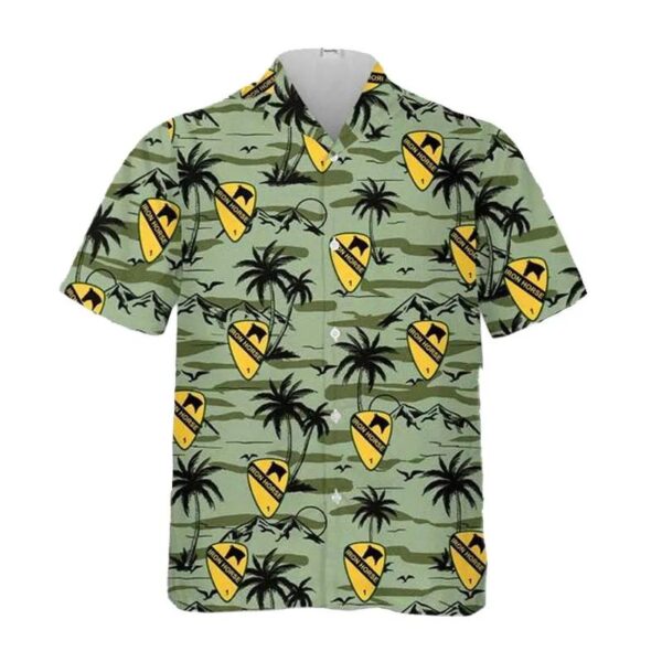 Us Army 1st Brigade Combat Team, 1st Cavalry Division Ironhorse Hawaiian Shirt Us Army 1st Brigade Combat Team, 1st Cavalry Division Ironhorse Hawaiian Shirt