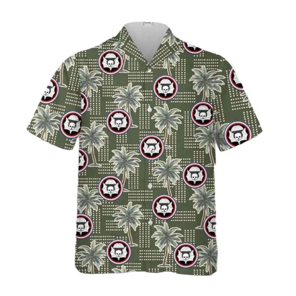 Us Army 502nd Parachute Infantry Regiment (widow Makers) Hawaiian Shirt Us Army 502nd Parachute Infantry Regiment (widow Makers) Hawaiian Shirt