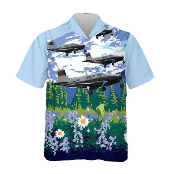 Us Army Beechcraft 65 Queen Air Hawaiian Shirt Us Army Beechcraft 65 Queen Air Hawaiian Shirt