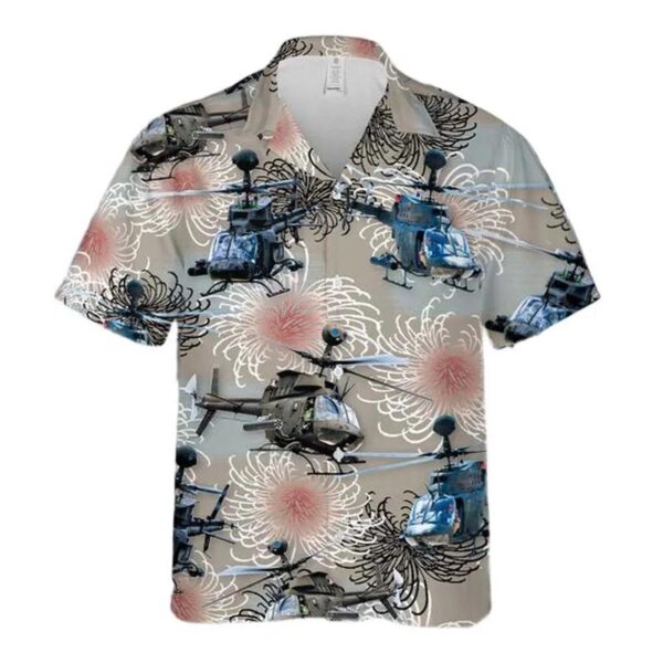 Us Army Bell Oh-58 Kiowa Hawaiian Firework Aloha Hawaiian Shirt Us Army Bell Oh-58 Kiowa Hawaiian Firework Aloha Hawaiian Shirt