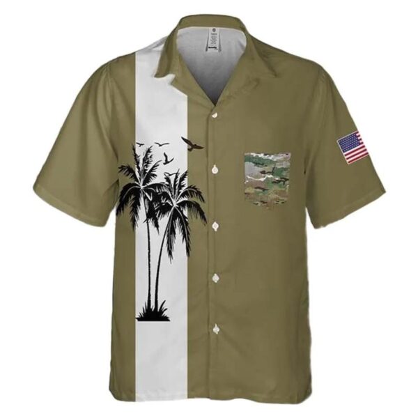 Us Army Boeing Ah-64 Apache Pocket Hawaiian Shirt Us Army Boeing Ah-64 Apache Pocket Hawaiian Shirt