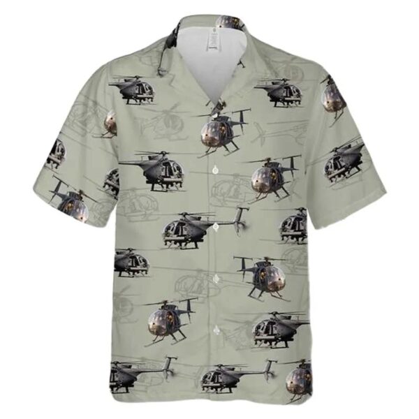 Us Army Boeing Mh-6m Little Bird Hawaiian Shirt Us Army Boeing Mh-6m Little Bird Hawaiian Shirt