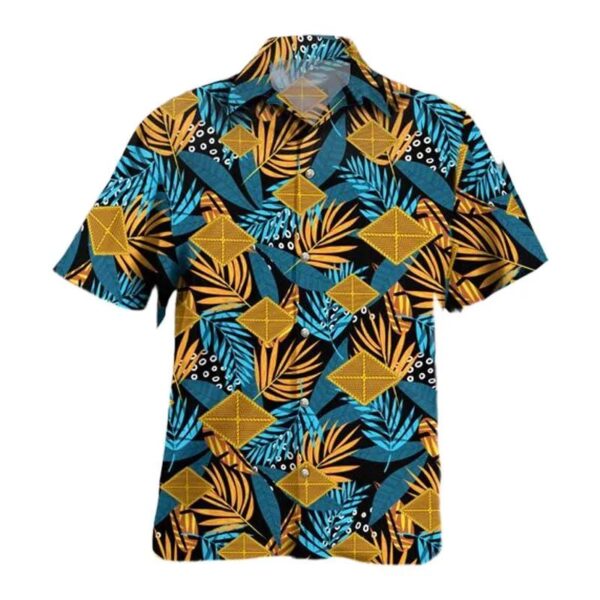 Us Army Finance Corps Branch Insignia Hawaiian Shirt Us Army Finance Corps Branch Insignia Hawaiian Shirt