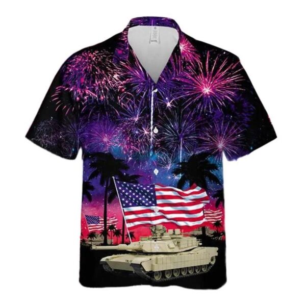 Us Army M1 Abrams Tank July 4th Hawaiian Shirt Us Army M1 Abrams Tank July 4th Hawaiian Shirt