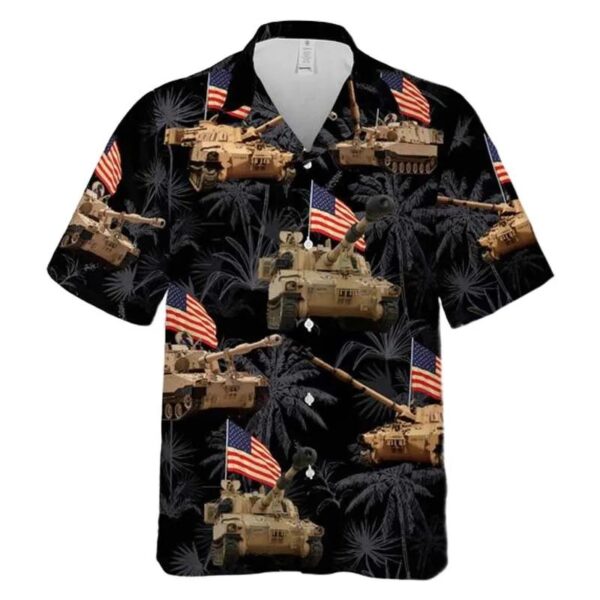 Us Army M109 Paladin Tank 4th Of July Hawaiian Shirt Us Army M109 Paladin Tank 4th Of July Hawaiian Shirt