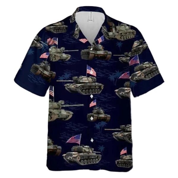 Us Army M60a1 Tank July 4th Hawaiian Shirt Us Army M60a1 Tank July 4th Hawaiian Shirt