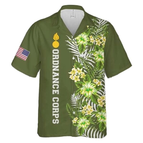Us Army Ordnance Corps Branch Badge Hawaiian Shirt Us Army Ordnance Corps Branch Badge Hawaiian Shirt