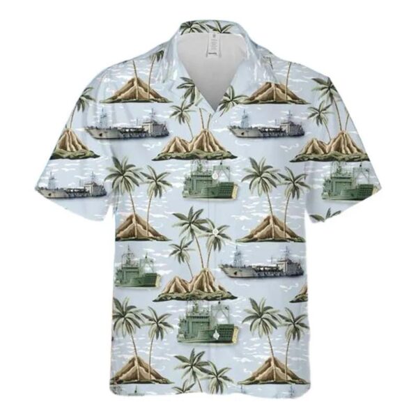 Us Army Runnymede-class Large Landing Craft Hawaiian Shirt Us Army Runnymede-class Large Landing Craft Hawaiian Shirt