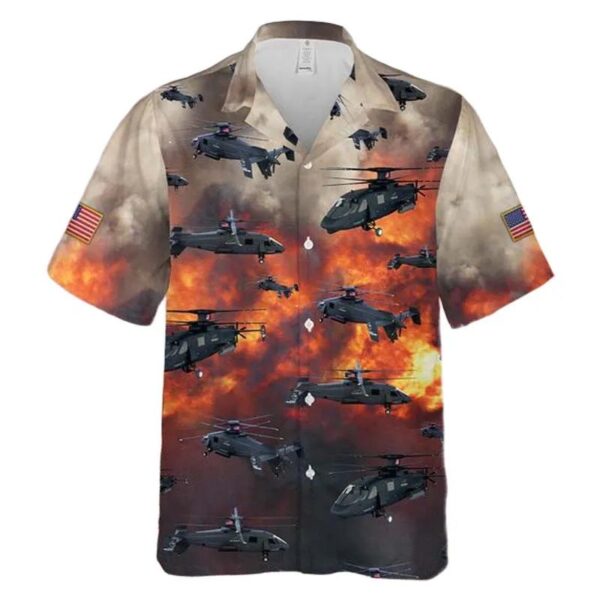Us Army Sikorsky S-97 Raider Hawaiian Shirt Us Army Sikorsky S-97 Raider Hawaiian Shirt