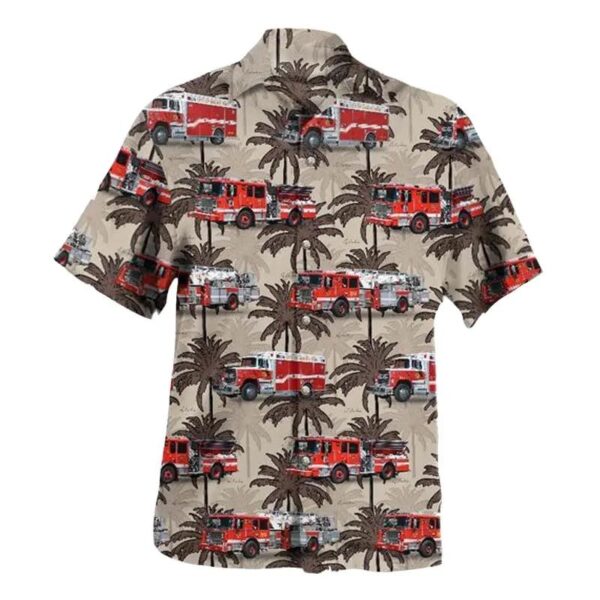 Asbury Park, New Jersey, Asbury Park Fire Department Station 83-1 Hawaiian Shirt Asbury Park, New Jersey, Asbury Park Fire Department Station 83-1 Hawaiian Shirt