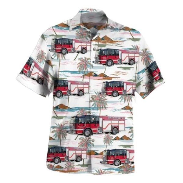 Ashtabula, Ohio, Saybrook Township Fire Department Hawaiian Shirt