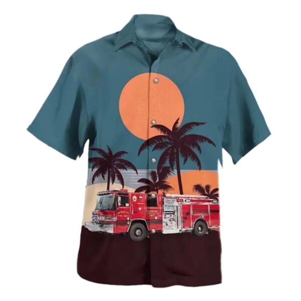 Berkeley, California, Berkeley Fire Department Hawaiian Shirt Berkeley, California, Berkeley Fire Department Hawaiian Shirt