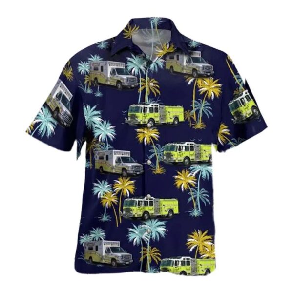 Brunswick, Maine, Brunswick Fire Department Hawaiian Shirt Brunswick, Maine, Brunswick Fire Department Hawaiian Shirt