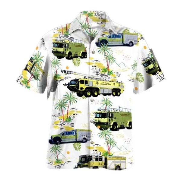 California San Francisco International Airport Fire Department Hawaiian Shirt California San Francisco International Airport Fire Department Hawaiian Shirt