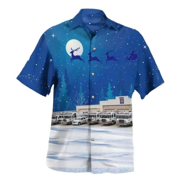 Cheektowaga, New York, Cleveland Hill Fire Department Christmas Hawaiian Shirt