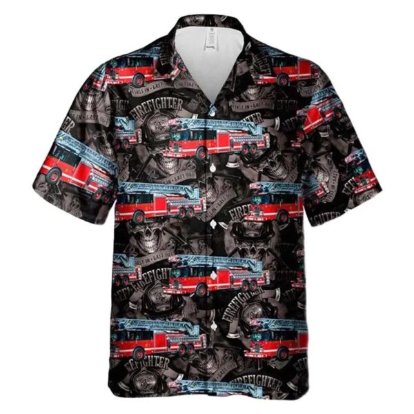 Chicago Fire Department Cfd Aerial Tower Hawaiian Shirt Chicago Fire Department Cfd Aerial Tower Hawaiian Shirt