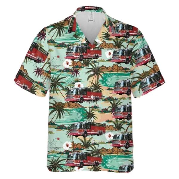 Chicago Fire Department Haz-mat. Incident Team (h.i.t.) Unit 5-1-1 Hawaiian Shirt Chicago Fire Department Haz-mat. Incident Team (h.i.t.) Unit 5-1-1 Hawaiian Shirt