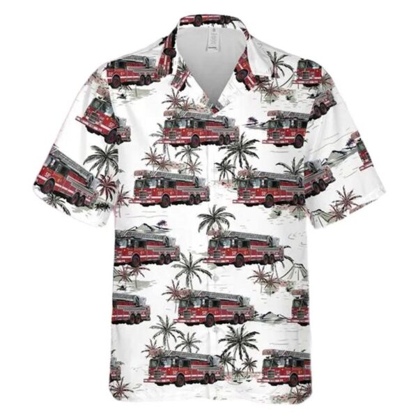 Chicago Fire Department Truck Company 58 Hawaiian Shirt Chicago Fire Department Truck Company 58 Hawaiian Shirt