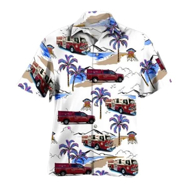 City Of North Las Vegas Fire Department, Las Vegas, Nevada Hawaiian Shirt City Of North Las Vegas Fire Department, Las Vegas, Nevada Hawaiian Shirt