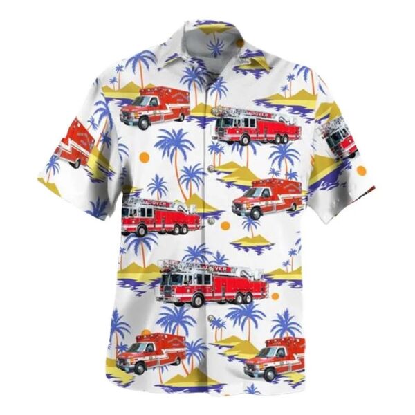 Dover Fire Department, Dover, Massachusetts Hawaiian Shirt Dover Fire Department, Dover, Massachusetts Hawaiian Shirt