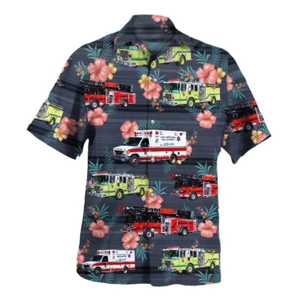 East Longmeadow, Massachusetts, East Longmeadow Fire Department Hawaiian Shirt East Longmeadow, Massachusetts, East Longmeadow Fire Department Hawaiian Shirt
