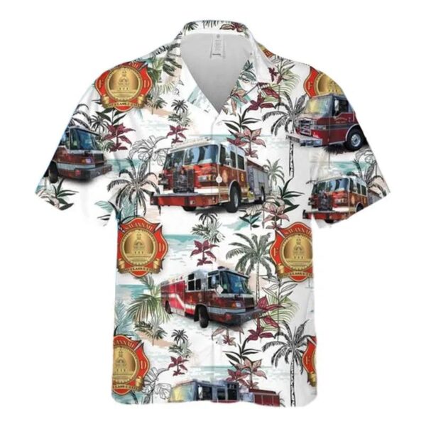 Fire Department City Of Savannah Georgia Firefighter Emergency Service Hawaiian Shirt Fire Department City Of Savannah Georgia Firefighter Emergency Service Hawaiian Shirt