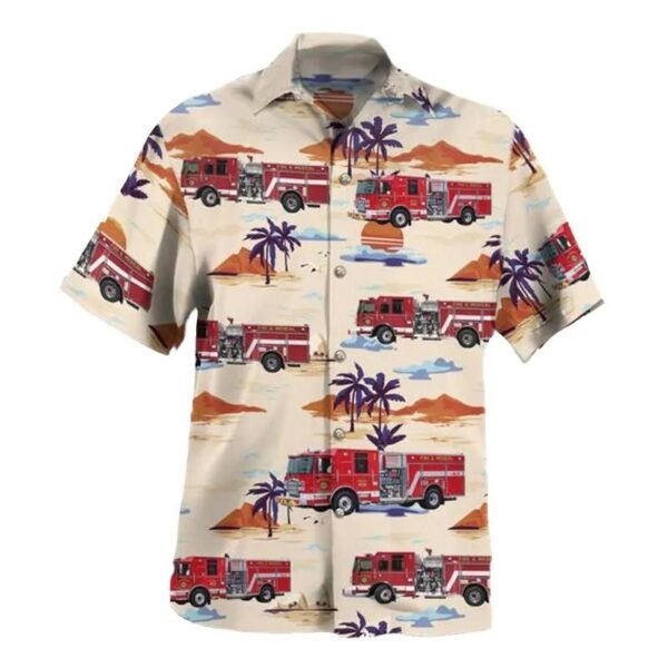 Fort Mcdowell Yavapai Nation Fire Department, Fort Mcdowell, Arizona Hawaiian Shirt Fort Mcdowell Yavapai Nation Fire Department, Fort Mcdowell, Arizona Hawaiian Shirt