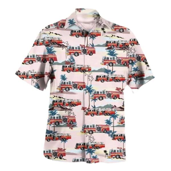 Fort Wayne, Indiana, Fort Wayne Fire Department Hawaiian Shirt Fort Wayne, Indiana, Fort Wayne Fire Department Hawaiian Shirt