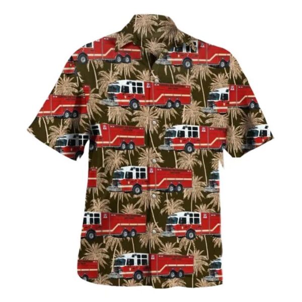 Gastonia Fire Department, Gastonia, North Carolina Hawaiian Shirt