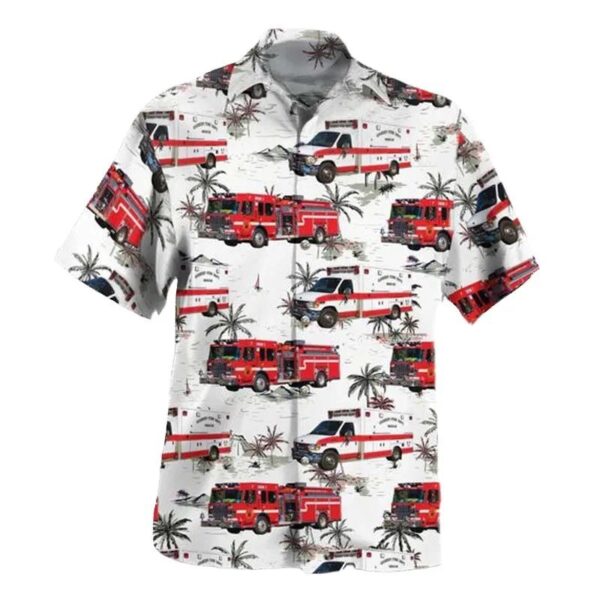 Goshen, Massachusetts, Goshen Fire Department Hawaiian Shirt Goshen, Massachusetts, Goshen Fire Department Hawaiian Shirt