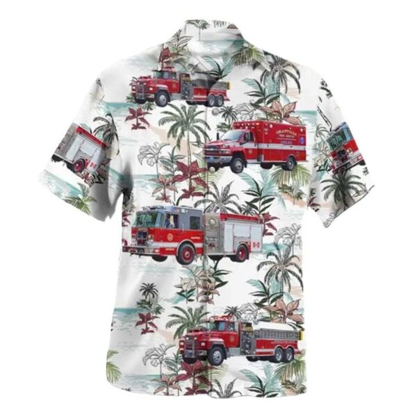 Granville, Massachusetts, Granville Fire Department Hawaiian Shirt Granville, Massachusetts, Granville Fire Department Hawaiian Shirt