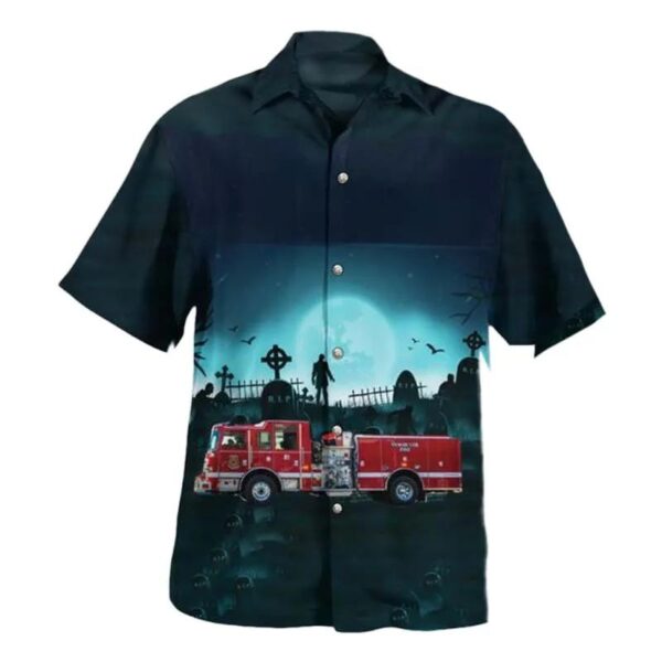 Halloween, Vancouver Fire Department, Vancouver Wa Hawaiian Shirt