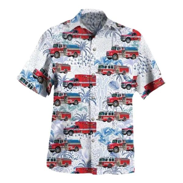 Hatfield, Massachusetts, Hatfield Fire Department Hawaiian Shirt Hatfield, Massachusetts, Hatfield Fire Department Hawaiian Shirt