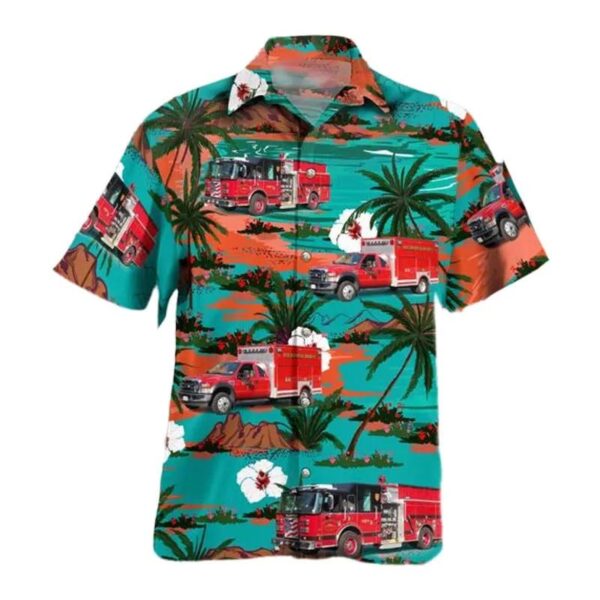 Holderness, New Hampshire, Holderness Fire Department Hawaiian Shirt Holderness, New Hampshire, Holderness Fire Department Hawaiian Shirt