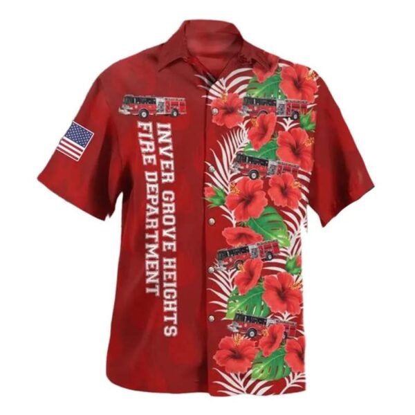 Inver Grove Heights, Minnesota, Inver Grove Heights Fire Department Hawaiian Shirt Inver Grove Heights, Minnesota, Inver Grove Heights Fire Department Hawaiian Shirt