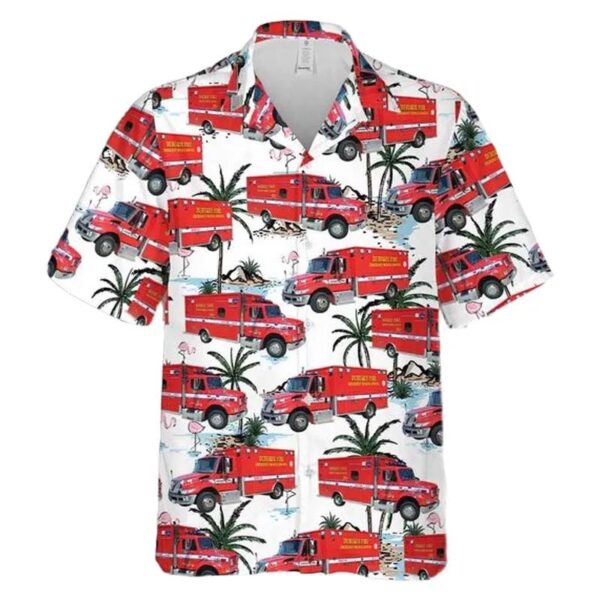 Iowa Dubuque Fire Department And Emt Hawaiian Shirt Iowa Dubuque Fire Department And Emt Hawaiian Shirt