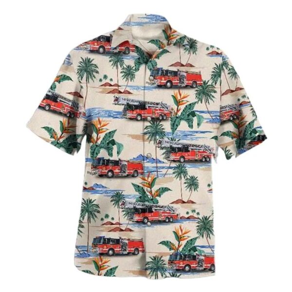 Ironia, New Jersey, Randolph Fire Department- Company 4 (ironia) Hawaiian Shirt Ironia, New Jersey, Randolph Fire Department- Company 4 (ironia) Hawaiian Shirt