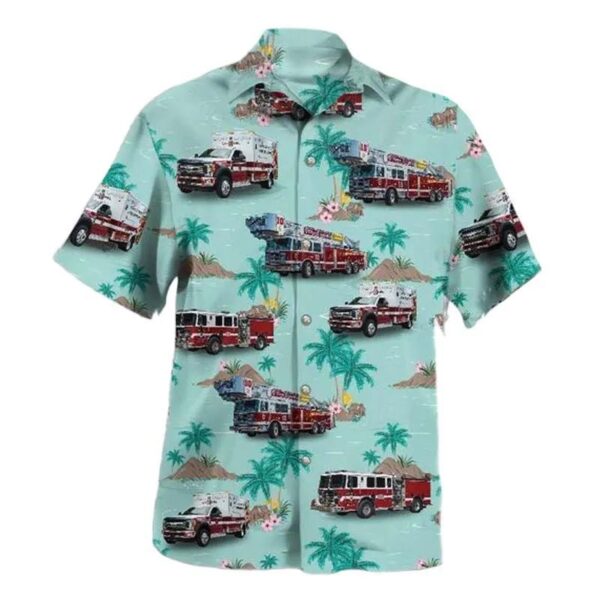 Laurel, Maryland, Laurel Volunteer Fire Department Hawaiian Shirt