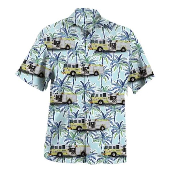 Leo, Indiana, Northeast Allen County Fire Department Hawaiian Shirt Leo, Indiana, Northeast Allen County Fire Department Hawaiian Shirt