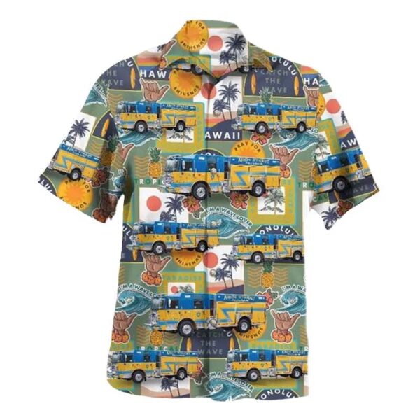 Little Rock, Arkansas, Arch Street Fire Department Hawaiian Shirt