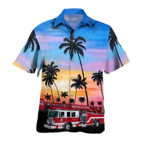 Marianna Fire Department, Florida Hawaiian Shirt Marianna Fire Department, Florida Hawaiian Shirt