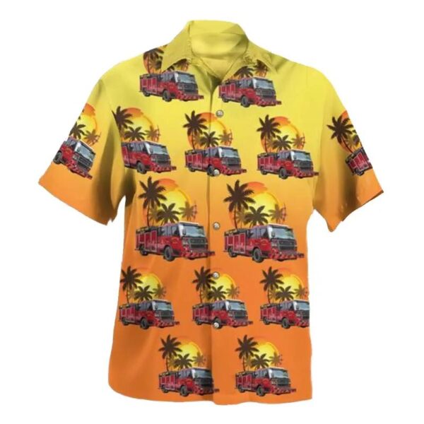 Michigan, Grosse Pointe Farms Fire Department Hawaiian Shirt